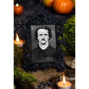 Edgar Allan Poe Necklace - Poet Raven Lost Lenore Pit and the Pendulum Jewelry